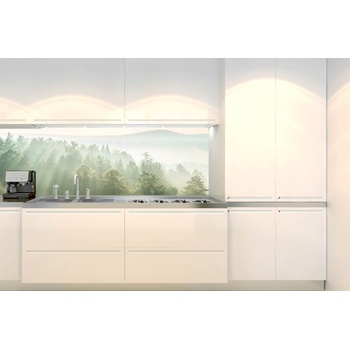 DIMEX ART s. r. o Фототапет за кухня - слънчеви лъчи над гората 180 x 60 см