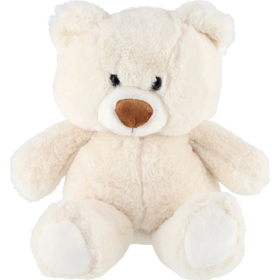 Teddies Medvěd sedící bílý 35 cm