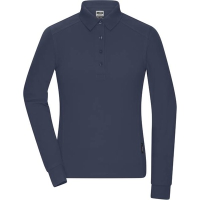 Daiber jn 1841 / Дамска работна поло риза с дълъг ръкав - тъмносиня 4xl (02184100314)