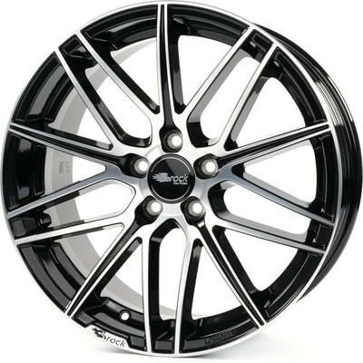 Brock B34 8x18 5x100 ET38 black polished