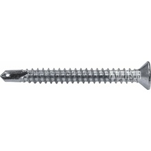 Šroub samovrtný do plechu TEX, zápustná hlava s křížovou drážkou 4,8x45 zinkovaný DIN 7504P