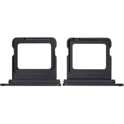 Šuplík SIM iPhone 16, 16 Plus Single SIM black