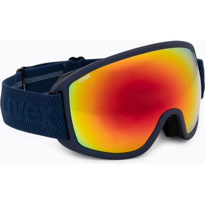 uvex Скиорски очила UVEX Topic navy matt/mirror rainbow rose