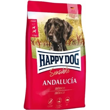 Happy Dog Sensible Andalucía - храна за кучета с иберийско свинско месо и ориз, изключително добро за храносмилателната система, 11 кг, Германия - 60666