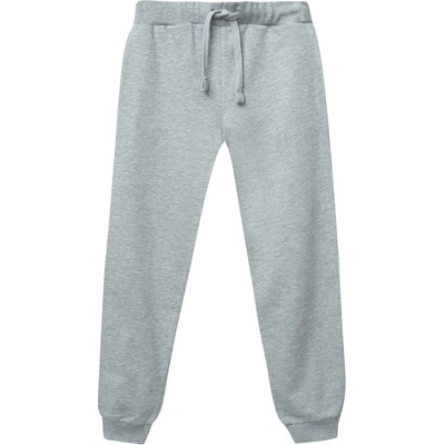 Winkiki Kids Wear dětské tepláky světle šedý melanž