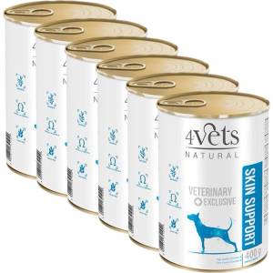 4Vets NATURAL Veterinary Exclusive SKIN SUPPORT 6 x 400 г