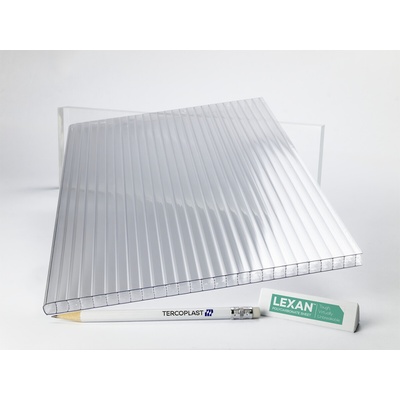 Lexan Polykarbonátová deska komorová 10 mm 2 UV 4 komorový 3000 x 2100 mm čirý 1 ks