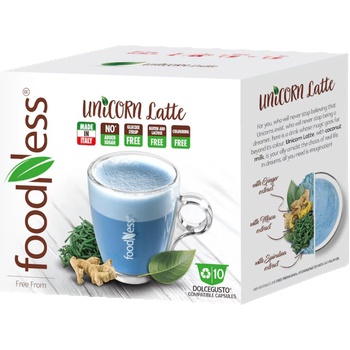 FoodNess Кафе капсули FoodNess Unicorn Latte, Dolce Gusto, 10бр, капсули