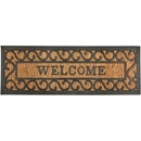 ESSCHERT DESIGN BEST FOR BOOTS s kokosovým vláknem a nápisem Welcome černá s přírodní 75 x 25 cm