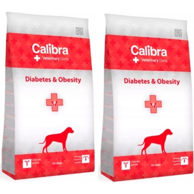 Calibra Veterinary Diets Dog Diabetes Obesity 2 x 2 kg