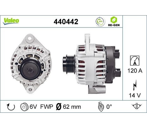 Alternátor VALEO 440442