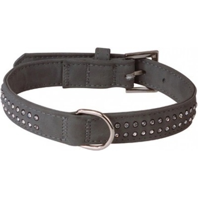Staz Obojek Soft Leather jednořadý štras
