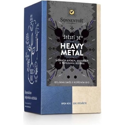 Sonnentor Štěstí je Heavy Metal porcovaný Bio 18 sáčků