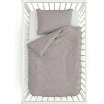 Kvalitex povlečení Jednobarevné sv. šedé 95 x 135 45 x 60 cm – Sleviste.cz