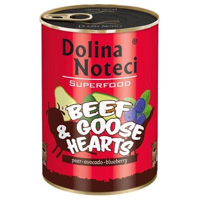 Dolina Noteci PREMIUM SUPERFOOD говеждо месо с гъши сърца 12x400 г