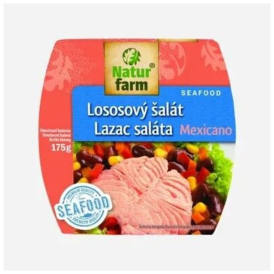 NaturFarm Mexický lososový salát 6 x 175 g