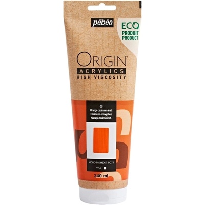 Pébéo Origin АКРИЛНА боя Cadmium Orange Hue 240 ml 1 бр (817205)