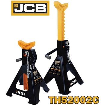 JCB Подпорни стойки за автомобил 2 т, 282-430 мм, jcb th52002c, с гребен и защита, 2 бр (uni-09732)