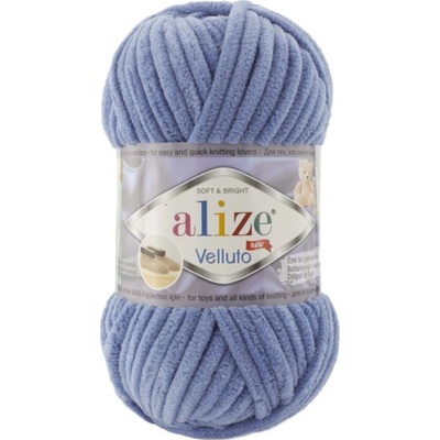 Alize Velluto Farba: denim 374