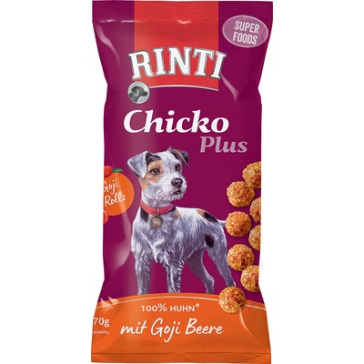 RINTI 70г Superfoods Chicko Plus RINTI, лакомство за кучета - с годжи бери