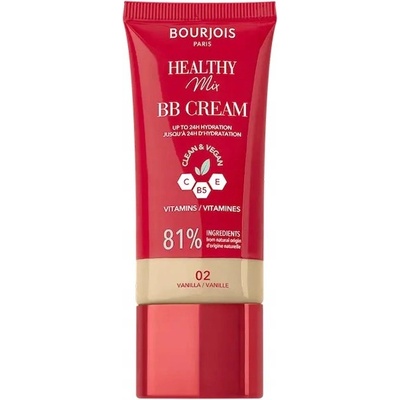 Bourjois Healthy Mix BB krém 002 Vanilla s vitamínmi C, E a B5 30 ml