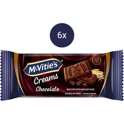 McVities creams biscuits chocolate 6 x 87 g