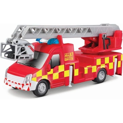 Bburago servisní vozidlo Fire Truck with Ladder 1:43