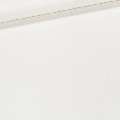 TextilCentrum.cz Směsové plátno REMI A 01 WHITE, žakarový vzor větviček na bílé, š.140cm (látka v metráži)