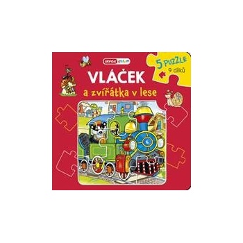 Vláček a zvířátka v lese