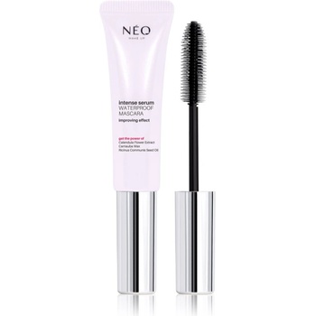 Neo make up Intense Serum Waterproof Mascara водоустойчива спирала за обем и отделяне на мигли цвят Black 9ml