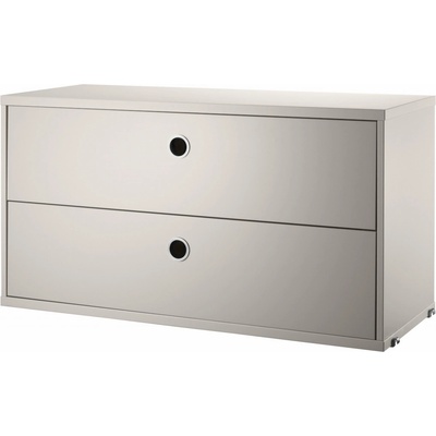 String Chest with Drawers 78x30 cm
