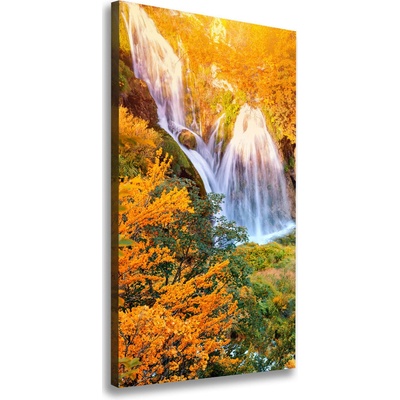 Vertikálny foto obraz na plátne Vodopád jeseň 50x100 cm