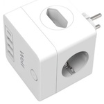 Well 2 Plug + 4 USB (ELAD-2SH2EU-PROT/USBC4-WL)