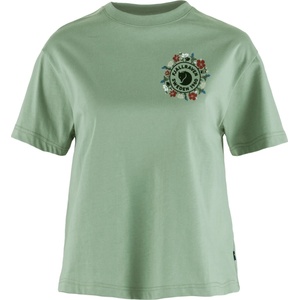 Fjällräven Дамска тениска Fjällräven Women's Fjällblomster Logo T-Shirt - Misty Green (916-6338-0314)