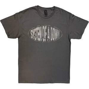 System of a Down Stretched Logo Charcoal Grey XL Риза (SOADTS39MC04)