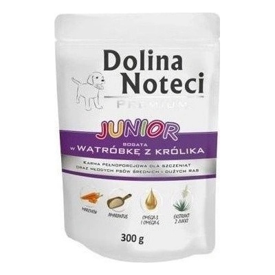 Dolina Noteci Premium Junior bohatá na králičí játra 300 g