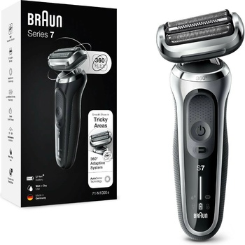 Braun Series 7 71-S1000s Wet&Dry strieborný