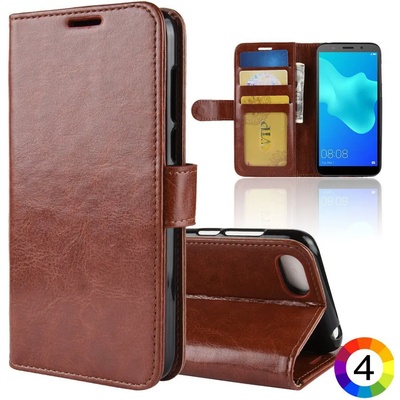 Huawei Y5 (2018) / Y5 Prime (2018) Magnetic Wallet Кожен Калъф и Протектор