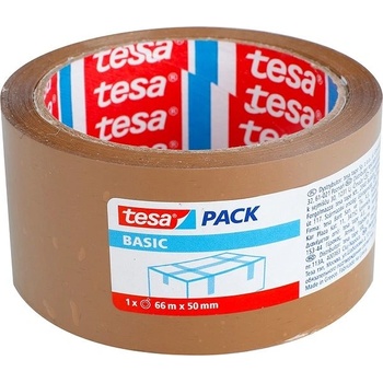 Tesa Basic baliaca páska základná hnedá 66 m x 50 mm