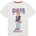 GUESS Бяла тениска за момче с цветно мече и син надпис Guess
