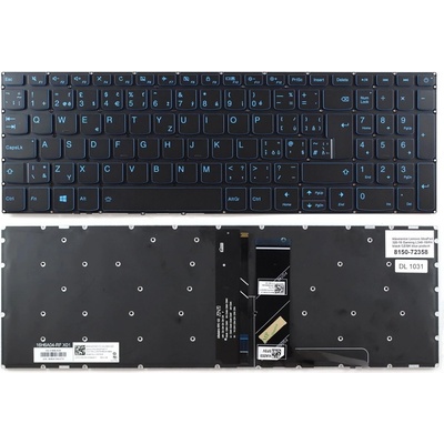 slovenská klávesnica Lenovo IdeaPad Gaming L340-15IRH CZ/SK modrá/čierna s podsvietením