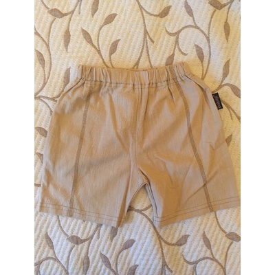 plátěné kraťasy béžová