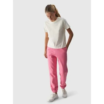 4F dámské volné tepláky F0819 růžová