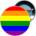 PRIDE - lgbt flag pin
