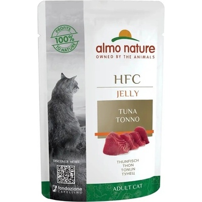 Almo Nature Cat HFC Jelly tuniak 5 x 55 g