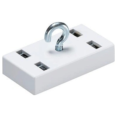SOLLAU Dekoračný magnet neodymový biely 53 x 28 mm