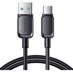JOYROOM Кабел за зареждане Joyroom Multi-Color Series A14 USB-A/USB-C - Черен / 1.2m KP41372