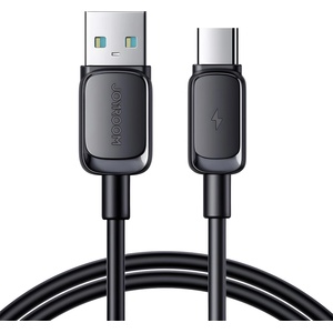 JOYROOM Кабел за зареждане Joyroom Multi-Color Series A14 USB-A/USB-C - Черен / 1.2m KP41372