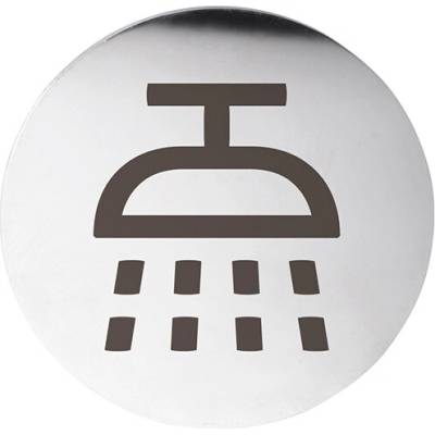 Bemeta Home piktogram - sprcha, kruh, nerez lesk 111054004