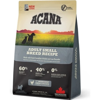 ACANA Acana HERITAGE Adult Small Breed Храна за кучета, суха, за възрастни, малка порода, 2 kg